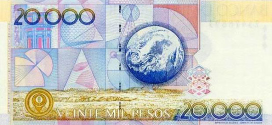 Colombia news - 20 mil pesos