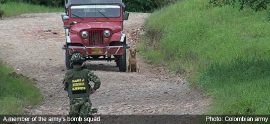 Colombia news - bomb squad