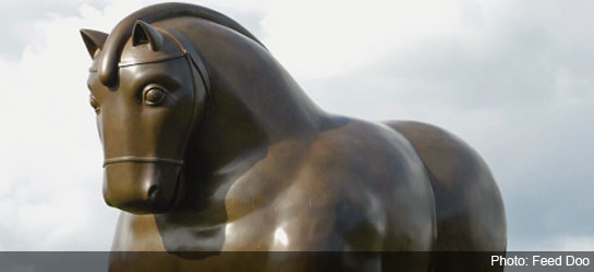colombia culture-botero horse