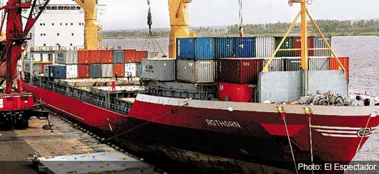 Colombia News - cargo ship