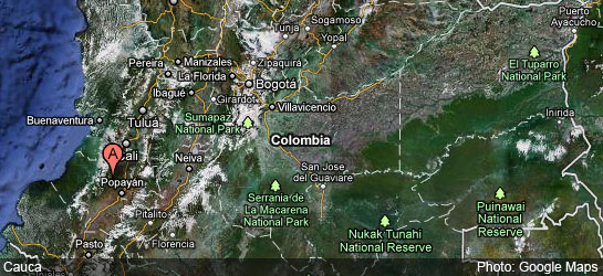 cauca map