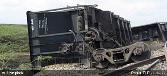 Attack on Cerrejon railroad