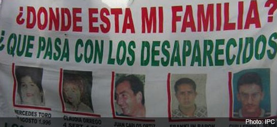 Colombia news - disappeared