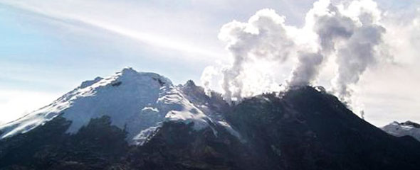 Nevado del Huila volcano