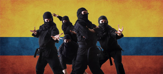 Colombia news - ninjas