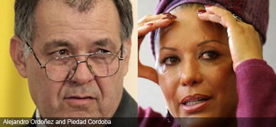 Colombia news - Ordoñez and Cordoba
