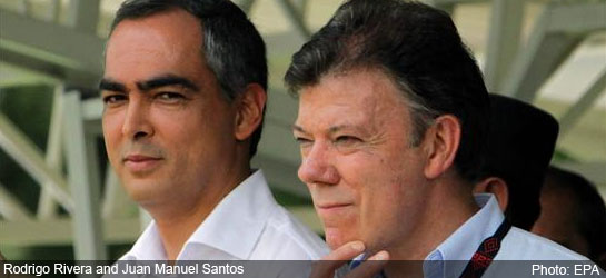 Colombia news - Rivera and Santos