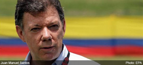 santos approval colombia news