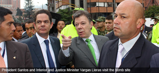 Colombia news - Santos and Vargas Lleras