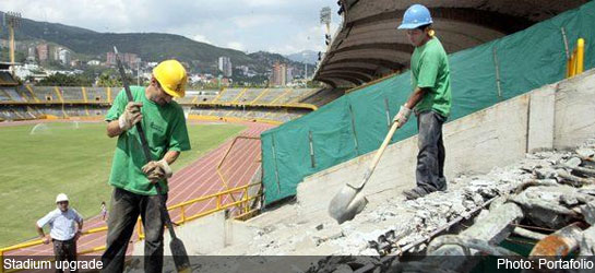 colombia reports - stadium upgrade