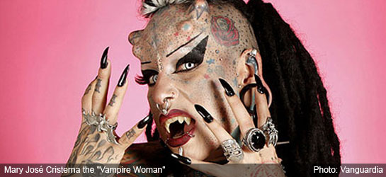 Colombia News - vampire woman